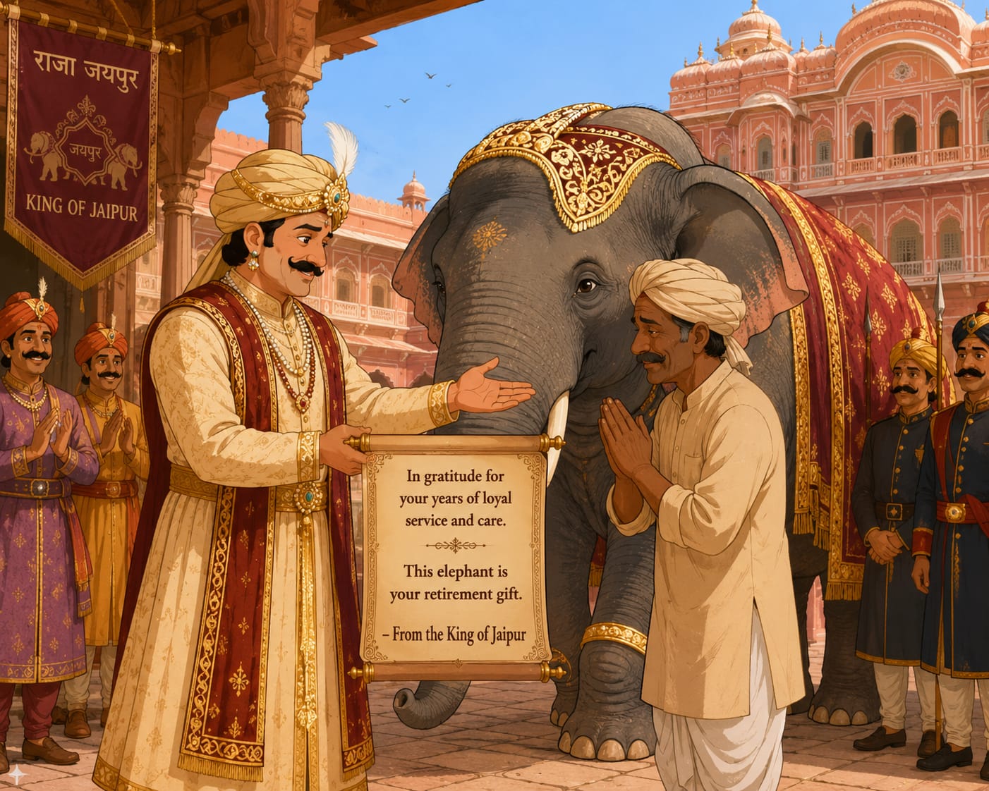 A gift from the Jaipur King